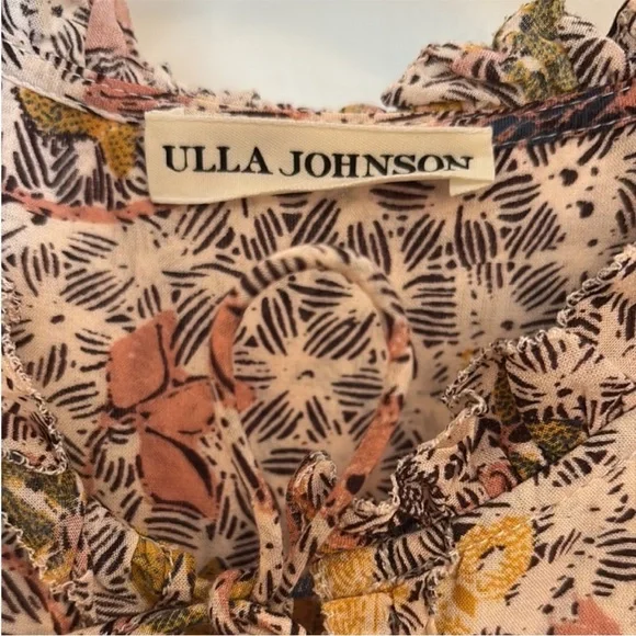 NWOT Ulla Johnson Remy Puff Long Sleeve
Sunburst Floral Blouse Top Shirt Size 6 - Picture 13 of 14